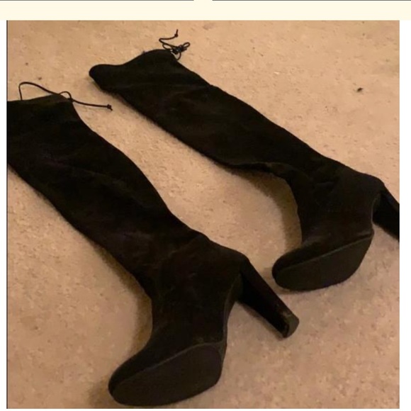Stuart Weitzman highland suede over the knee boots - Picture 3 of 7